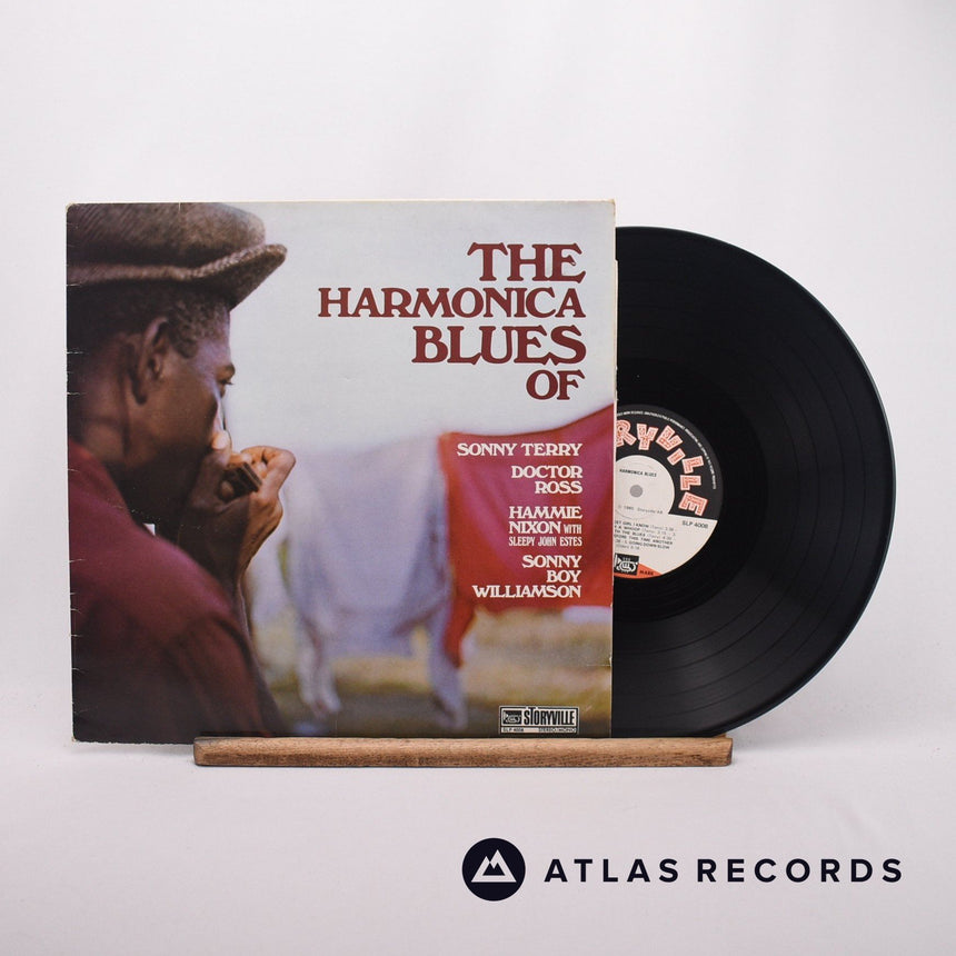 Sonny Terry The Harmonica Blues LP Vinyl Record - Front Cover & Record
