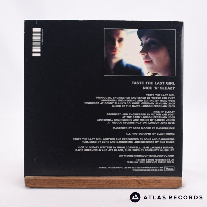 Sons And Daughters - Taste The Last Girl - 7" Vinyl Record - EX/NM