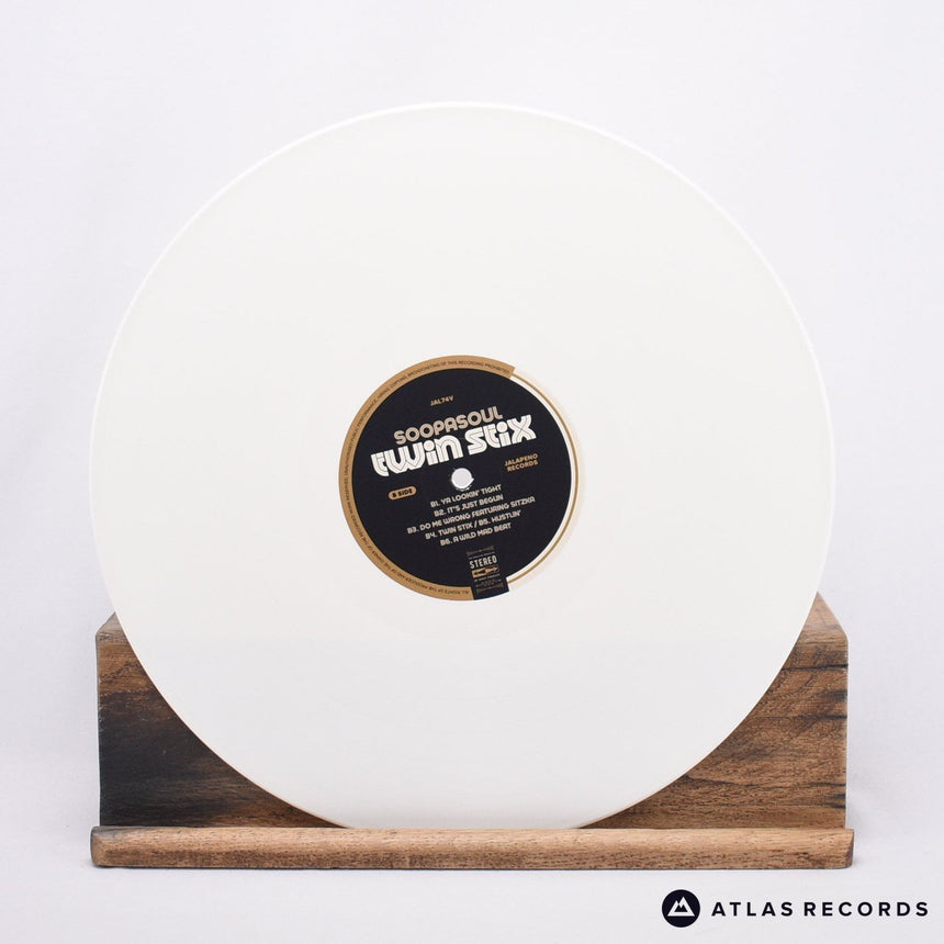Soopasoul - Twin Stix - Limited Edition White LP Vinyl Record - NM/NM