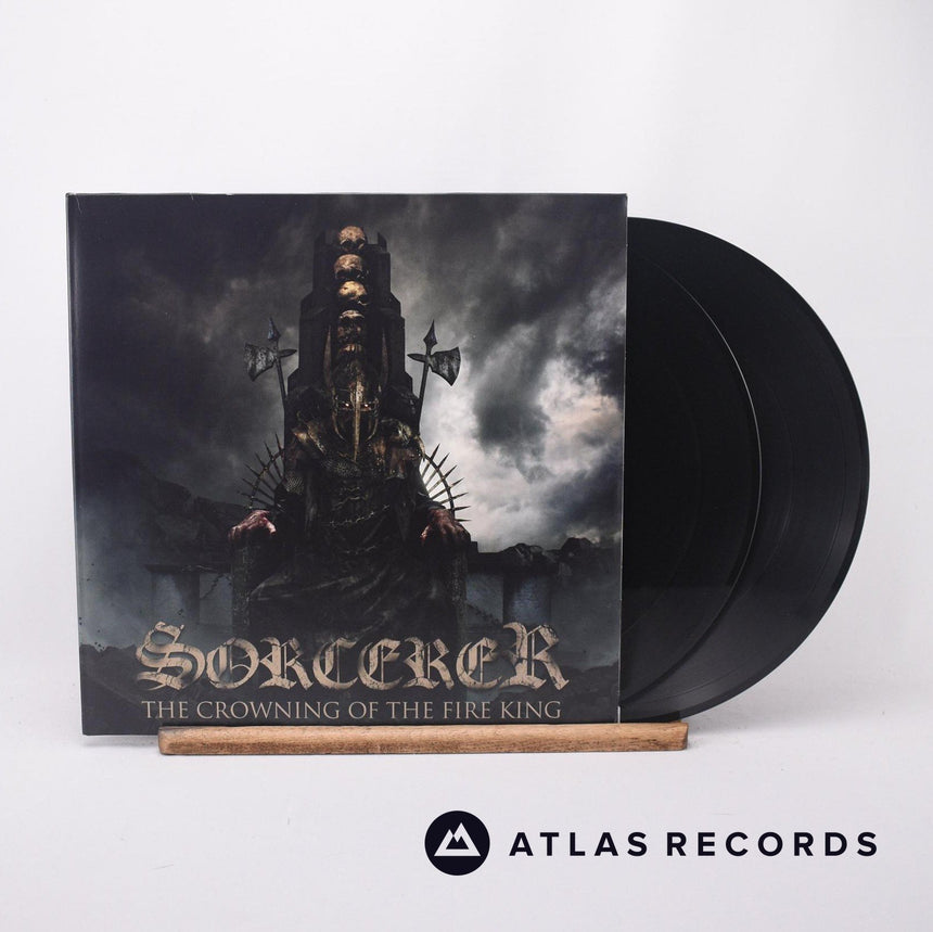Sorcerer The Crowning Of The Fire King 2 x LP Vinyl Record - Front Cover & Record