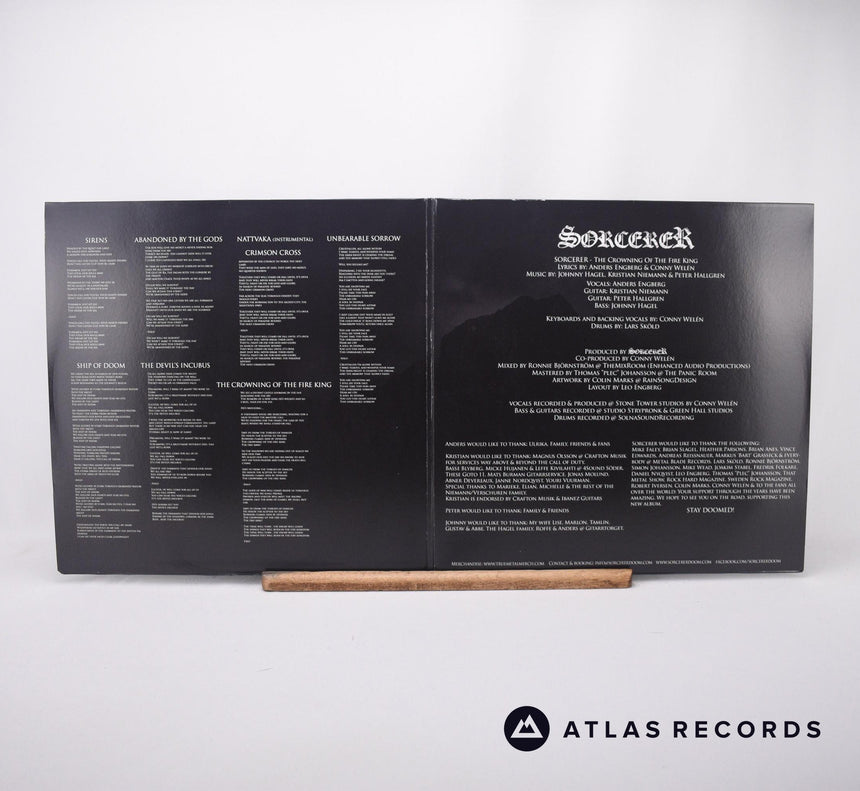 Sorcerer - The Crowning Of The Fire King - 2 x LP Vinyl Record - EX/NM