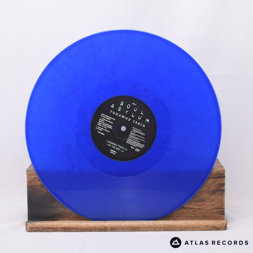 Soul Asylum - Runaway Train - Blue 12" Vinyl Record - EX/EX