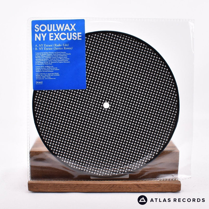 Soulwax NY Excuse 7" Vinyl Record - Front Cover & Record