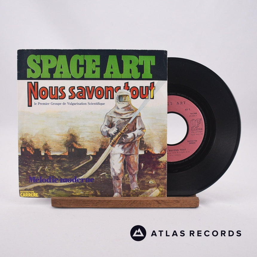 Space Art Nous Savons Tout 7" Vinyl Record - Front Cover & Record