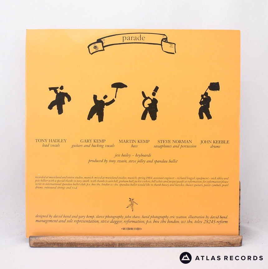 Spandau Ballet - Parade - Gatefold A//2 B//1 LP Vinyl Record - VG+/VG+