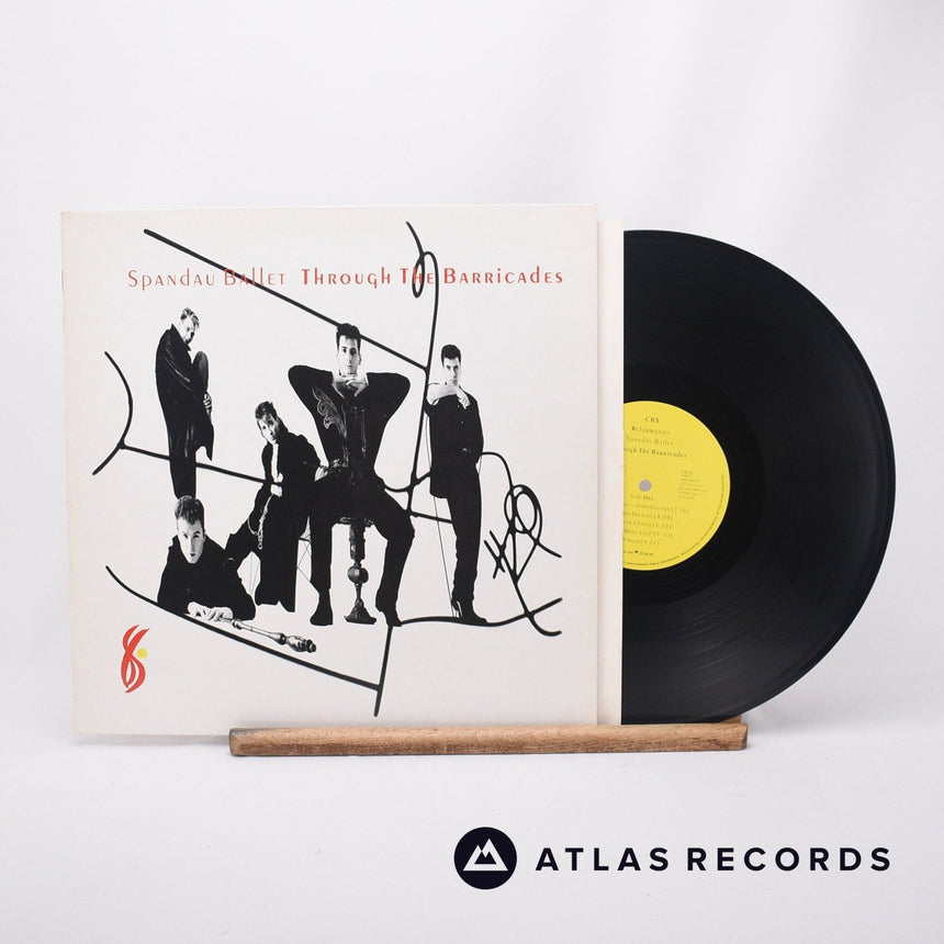 Spandau Ballet Through The Barricades LP Vinyl Record - Front Cover & Record