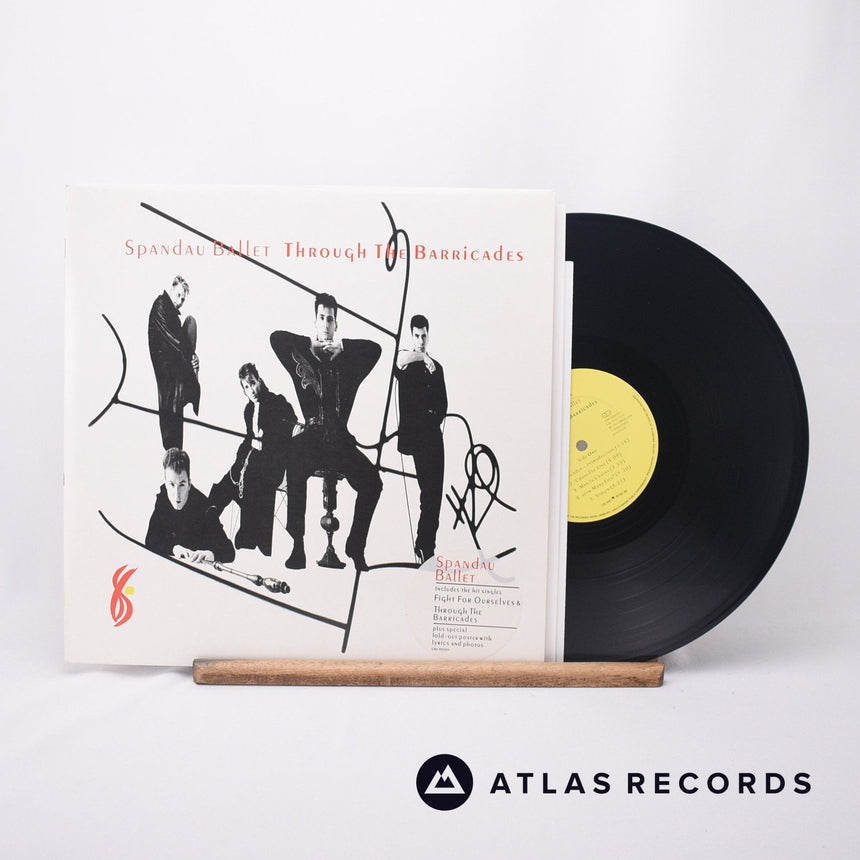 Spandau Ballet - Through The Barricades - Poster LP Vinyl Record - EX/EX