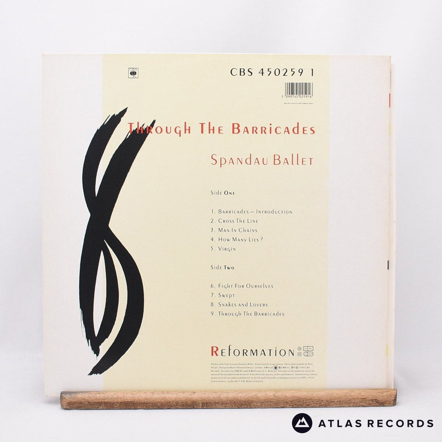 Spandau Ballet - Through The Barricades - Townhouse LP Vinyl Record - EX/VG+