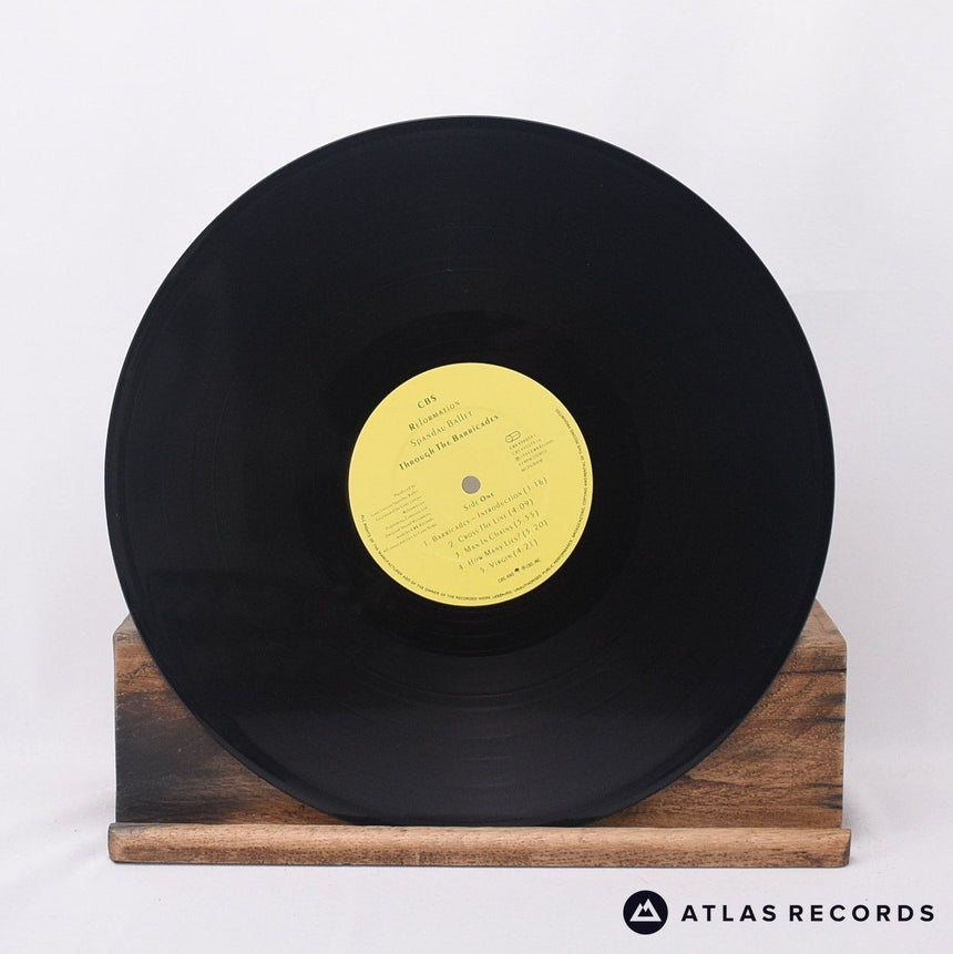 Spandau Ballet - Through The Barricades - Poster LP Vinyl Record - EX/EX