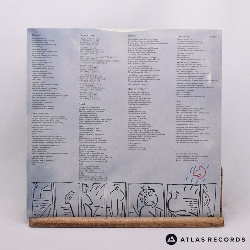 Spandau Ballet - True - Textured Sleeve LP Vinyl Record - EX/EX