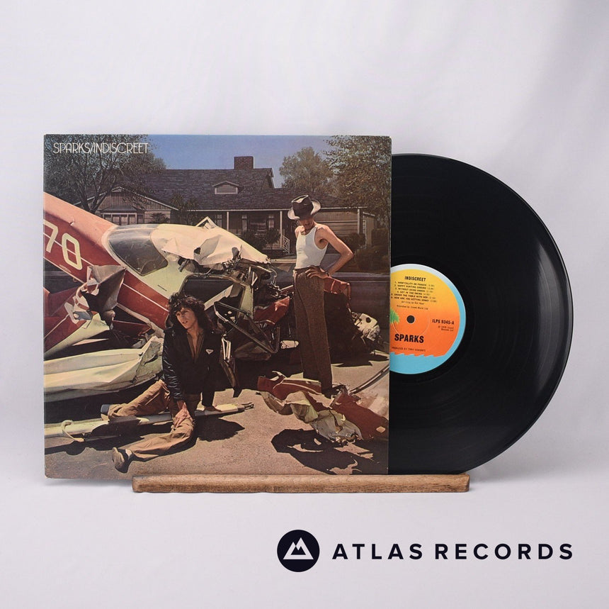 Sparks Indiscreet LP Vinyl Record - Front Cover & Record