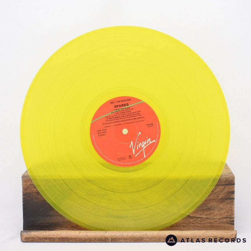 Sparks - No. 1 In Heaven - Yellow Translucent A-1 B-1 LP Vinyl Record - EX/VG+