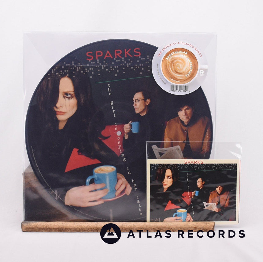 Sparks The Girl Is Crying In Her Latte LP Vinyl Record - Front Cover & Record