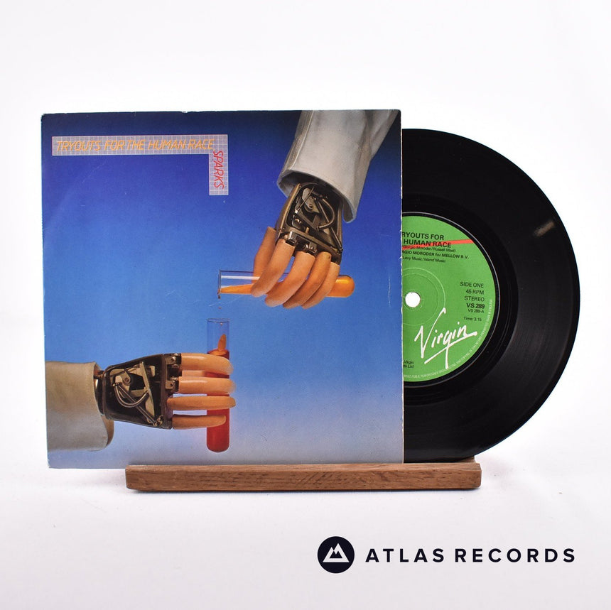 Sparks Tryouts For The Human Race 7" Vinyl Record - Front Cover & Record
