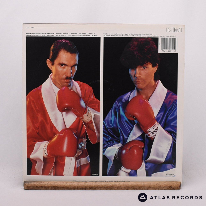 Sparks - Whomp That Sucker - Us A-1 B-1 LP Vinyl Record - EX/VG+