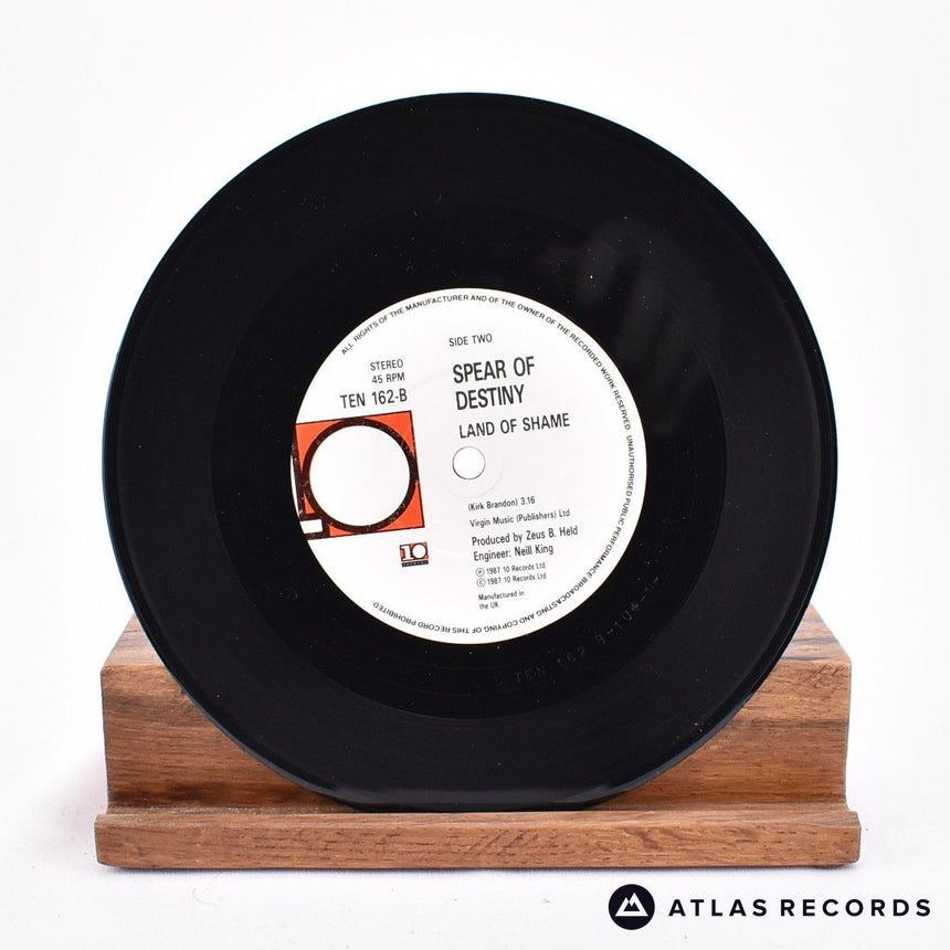 Spear Of Destiny - Never Take Me Alive - 7" Vinyl Record - EX/VG+