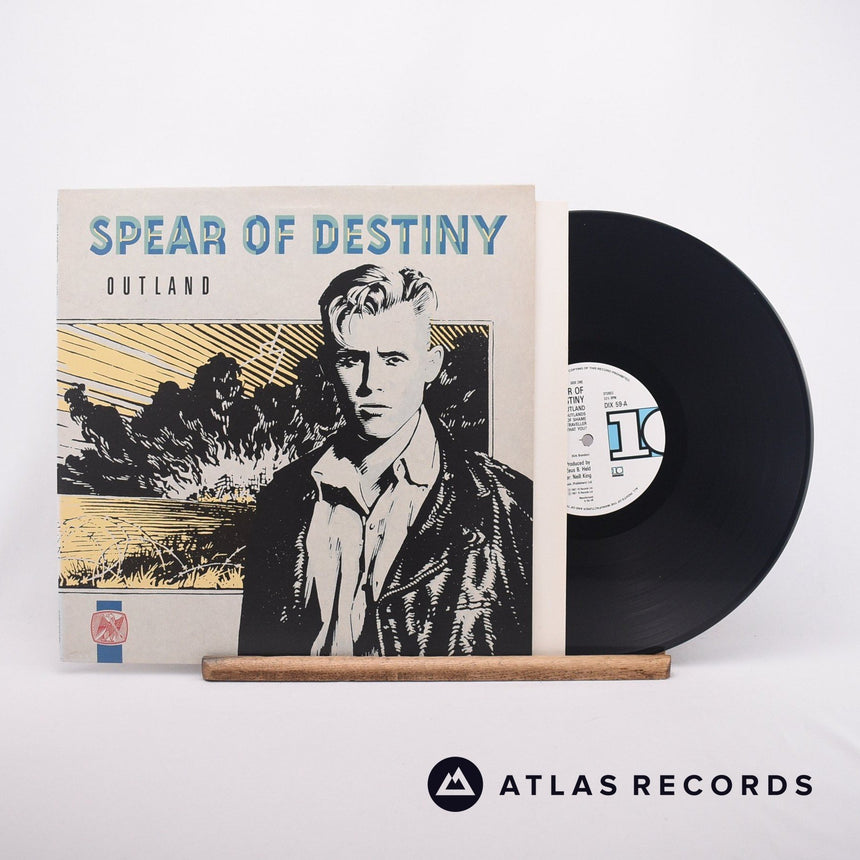 Spear Of Destiny Outland LP Vinyl Record - Front Cover & Record