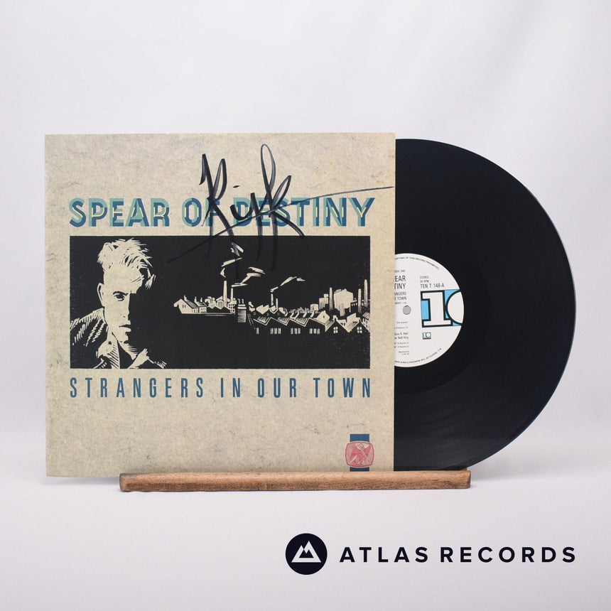Spear Of Destiny Strangers In Our Town 12" Vinyl Record - Front Cover & Record