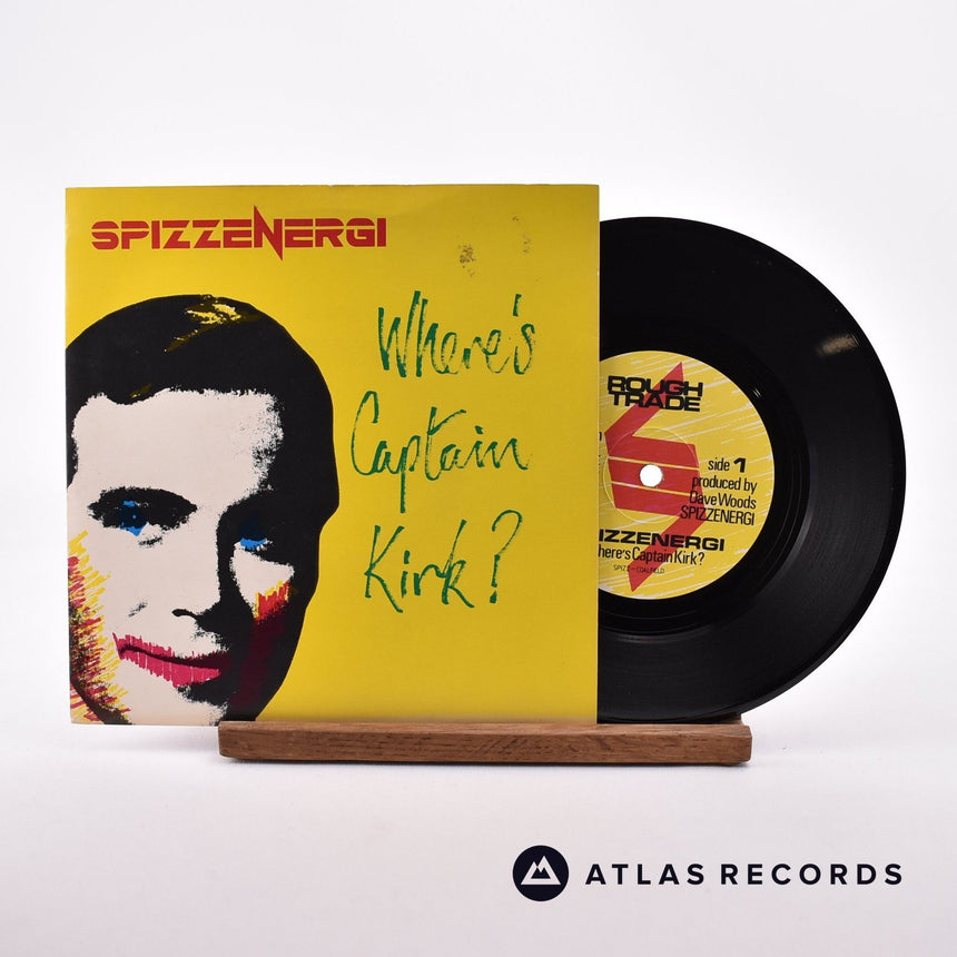 Spizzenergi Where's Captain Kirk? 7" Vinyl Record - Front Cover & Record