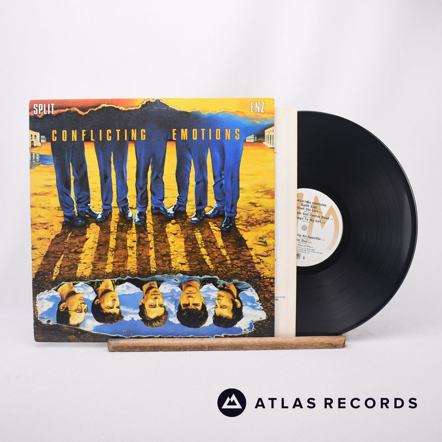 Split Enz Conflicting Emotions LP Vinyl Record - Front Cover & Record