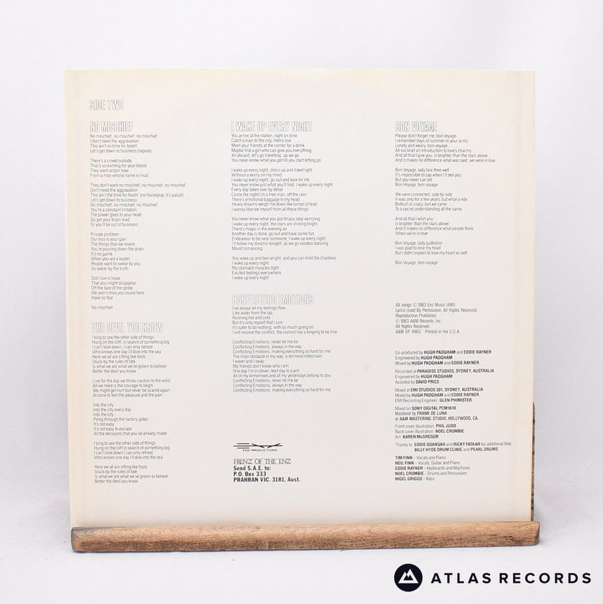 Split Enz - Conflicting Emotions - LP Vinyl Record - EX/EX