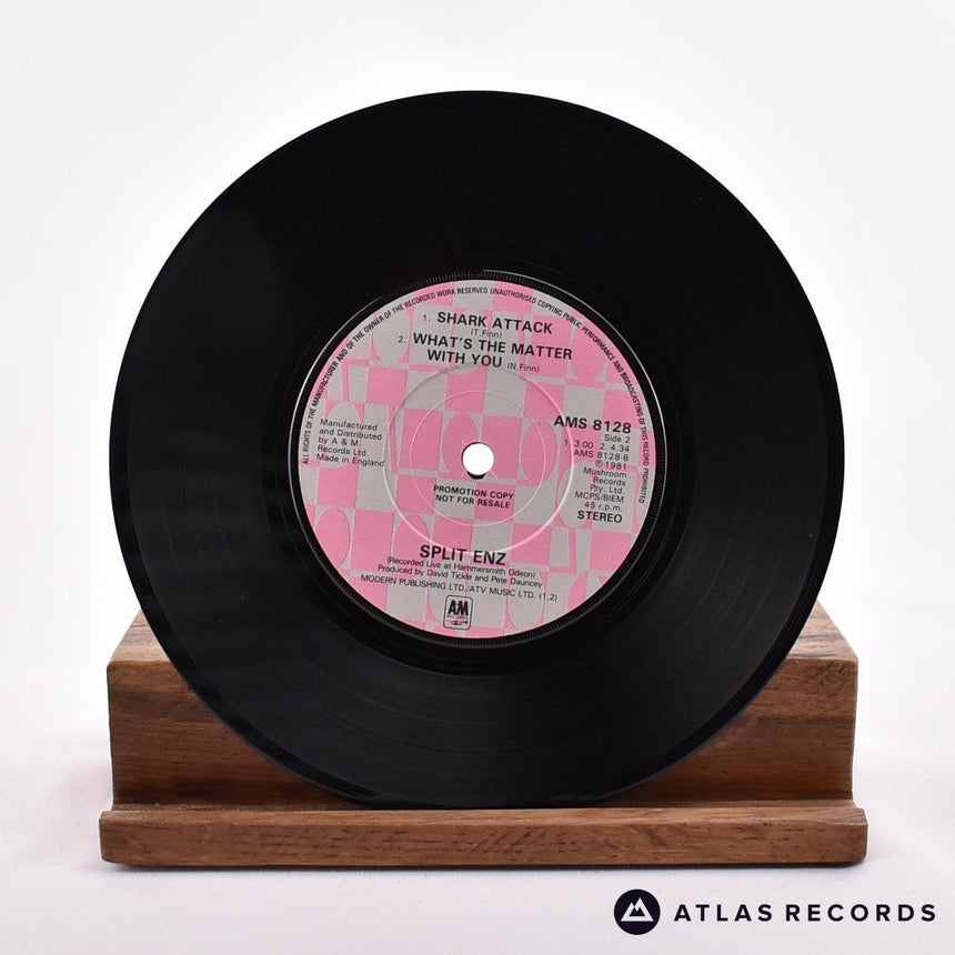 Split Enz - History Never Repeats - Etched 7" Vinyl Record - VG+/EX