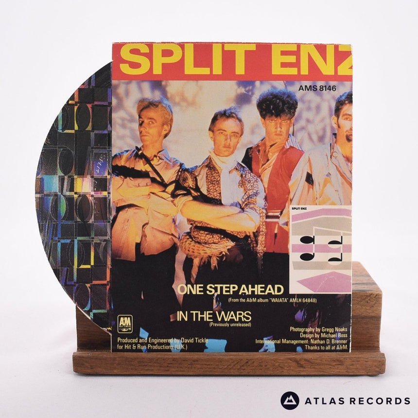 Split Enz - One Step Ahead - Die-Cut Sleeve Laser Etched 7" Vinyl Record - EX/EX