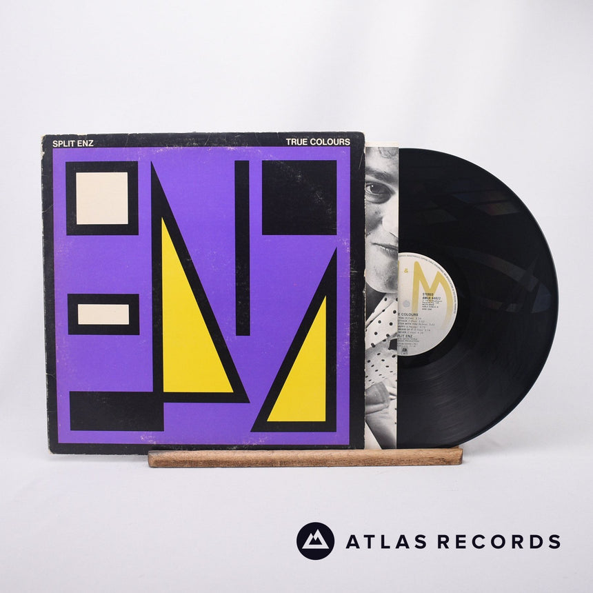 Split Enz True Colours LP Vinyl Record - Front Cover & Record