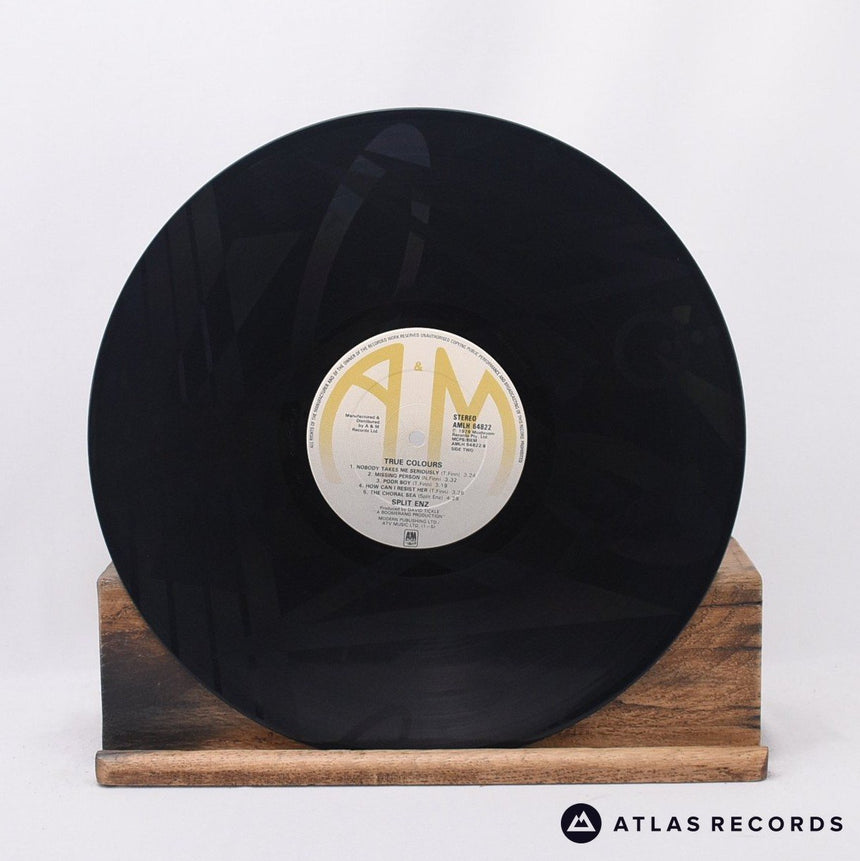 Split Enz - True Colours - Etched LP Vinyl Record - VG+/VG+