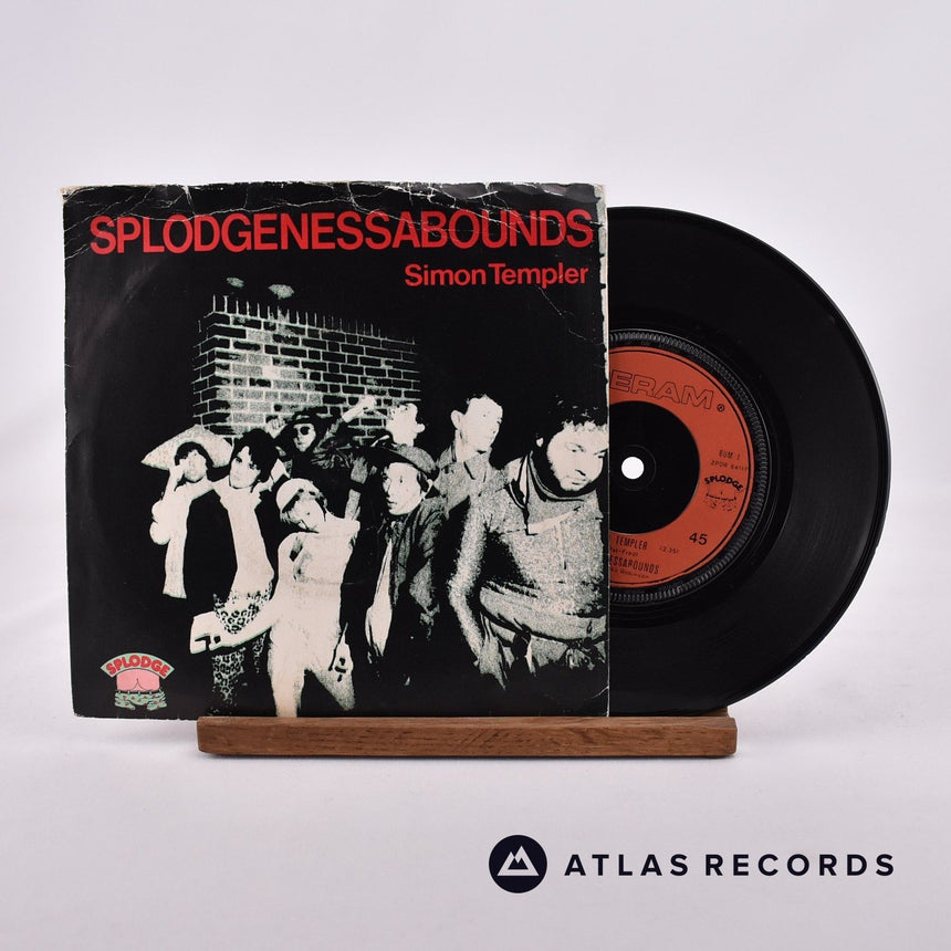 Splodgenessabounds Simon Templer 7" Vinyl Record - Front Cover & Record