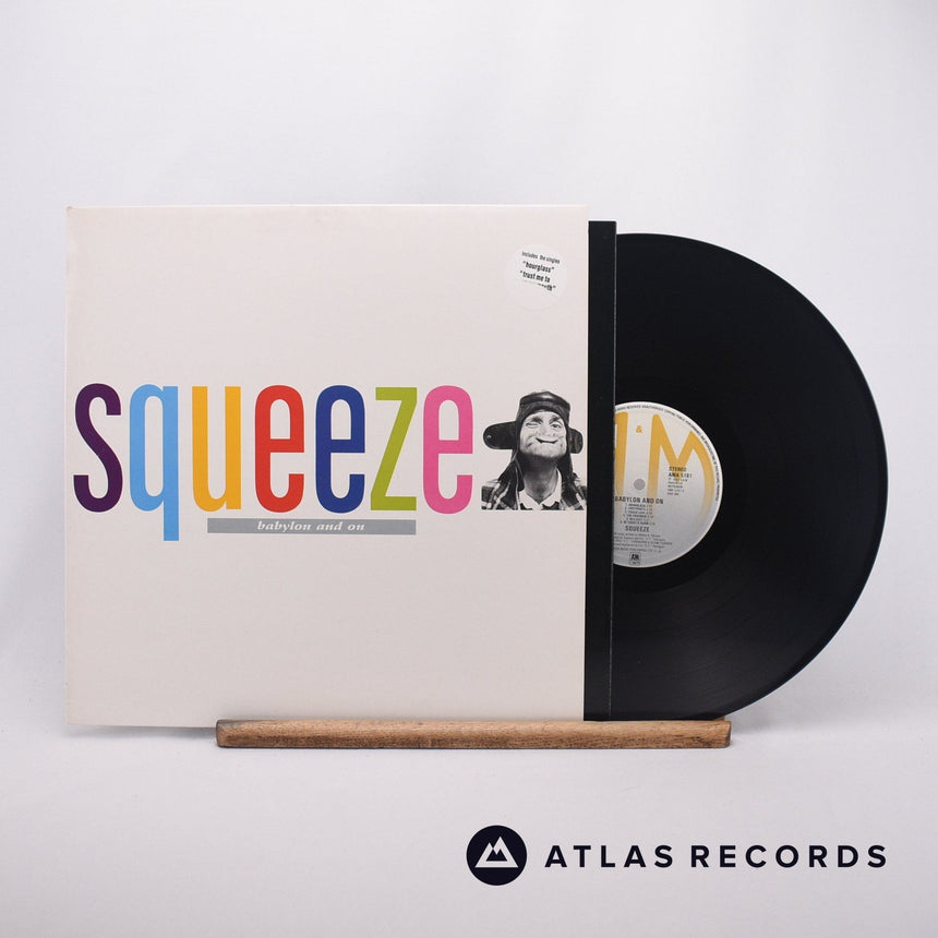 Squeeze Babylon And On LP Vinyl Record - Front Cover & Record