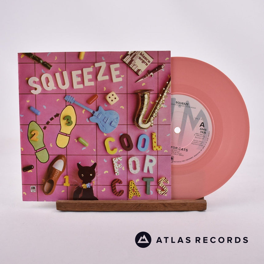 Squeeze Cool For Cats 7" Vinyl Record - Front Cover & Record