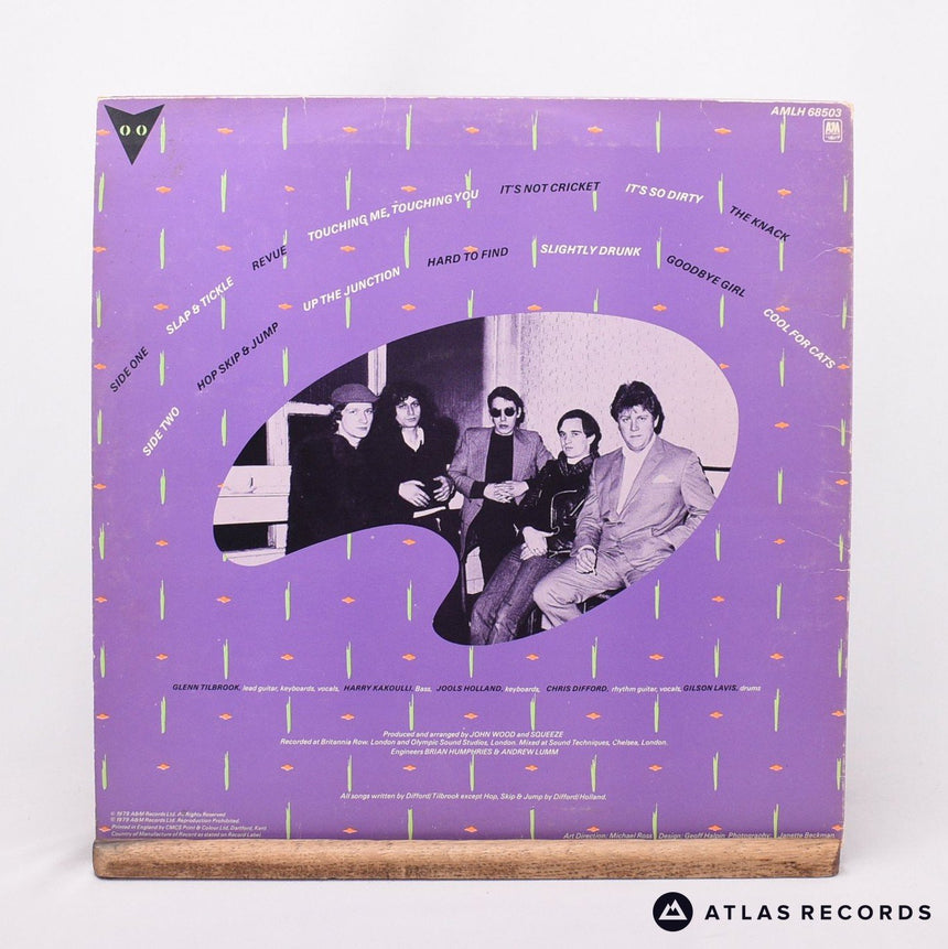 Squeeze - Cool For Cats - Embossed Sleeve A6 B6 LP Vinyl Record - VG+/VG+