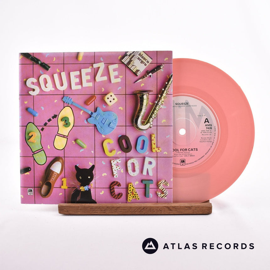 Squeeze Cool For Cats 7" Vinyl Record - Front Cover & Record