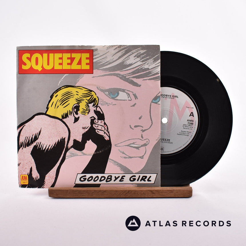 Squeeze Goodbye Girl 7" Vinyl Record - Front Cover & Record