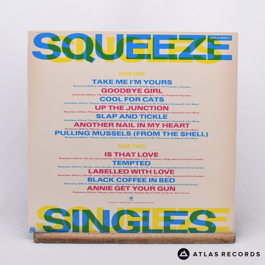 Squeeze - Singles - 45's And Under - Porky LP Vinyl Record - EX/EX