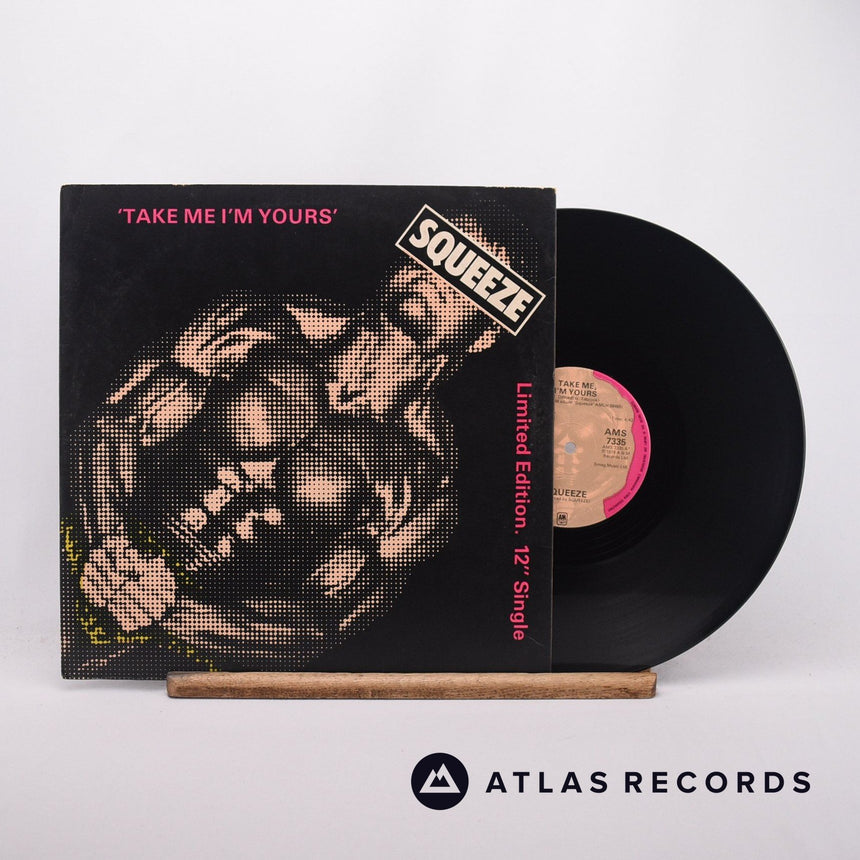 Squeeze Take Me I'm Yours 12" Vinyl Record - Front Cover & Record