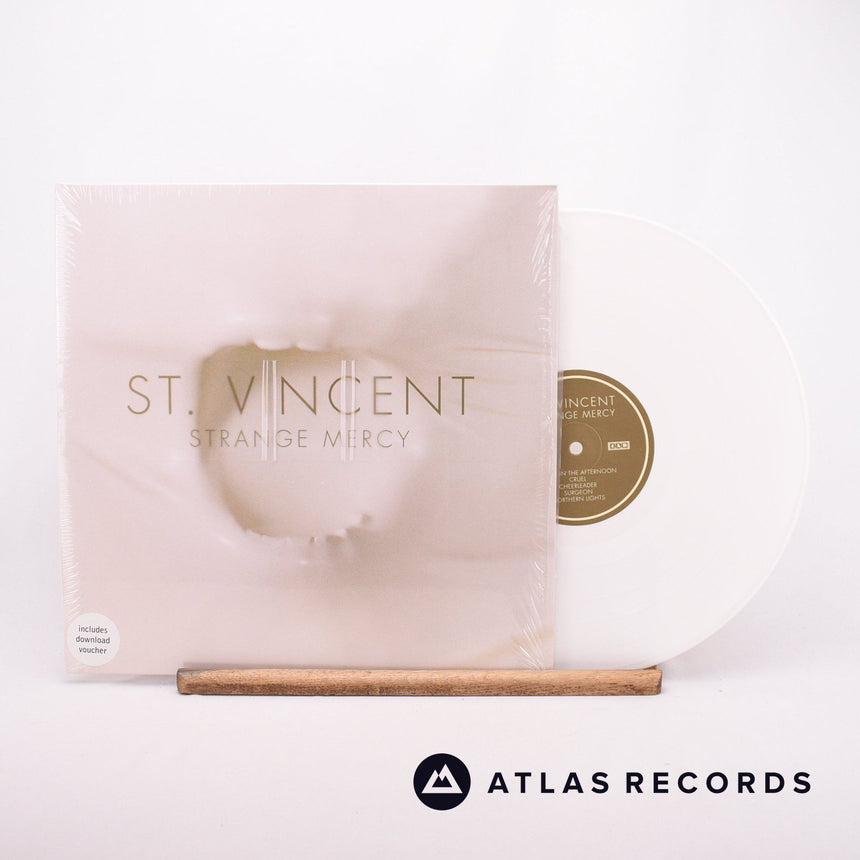 St. Vincent Strange Mercy LP Vinyl Record - Front Cover & Record