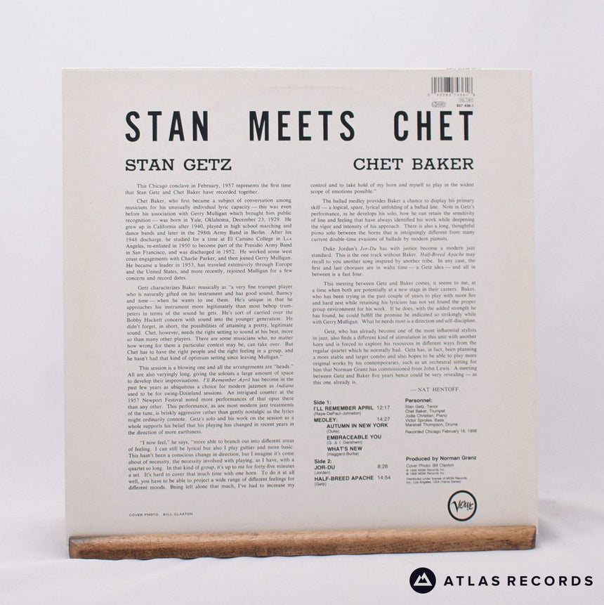 Stan Getz - Stan Meets Chet - Mono Reissue 1Y 1 2Y 1 LP Vinyl Record - EX/EX