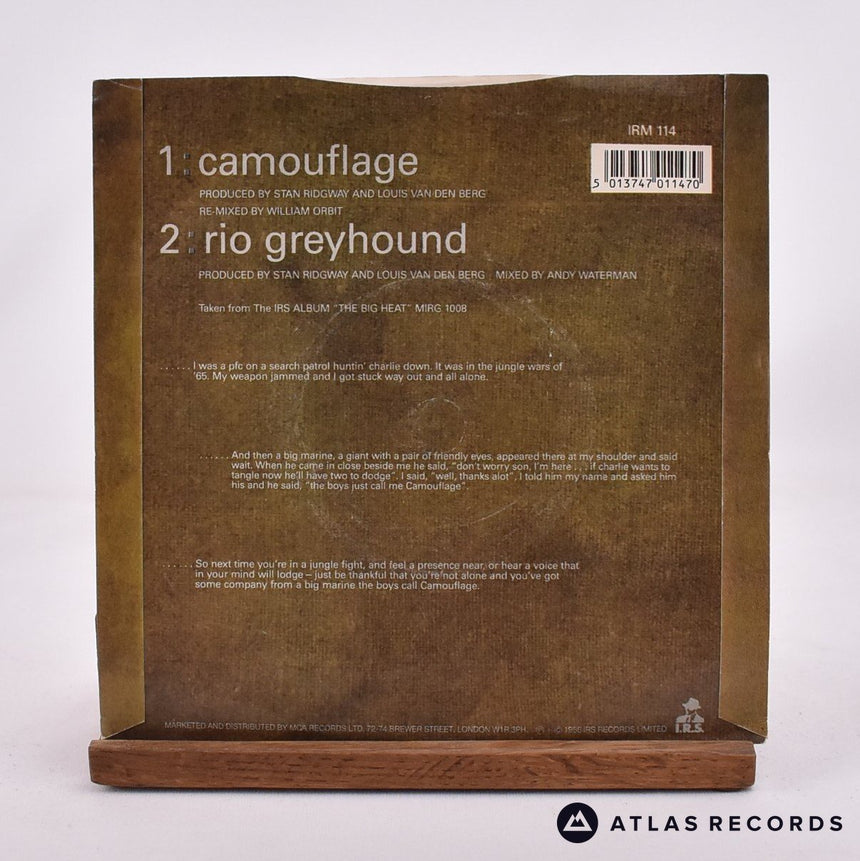Stan Ridgway - Camouflage - 7" Vinyl Record - VG+/EX