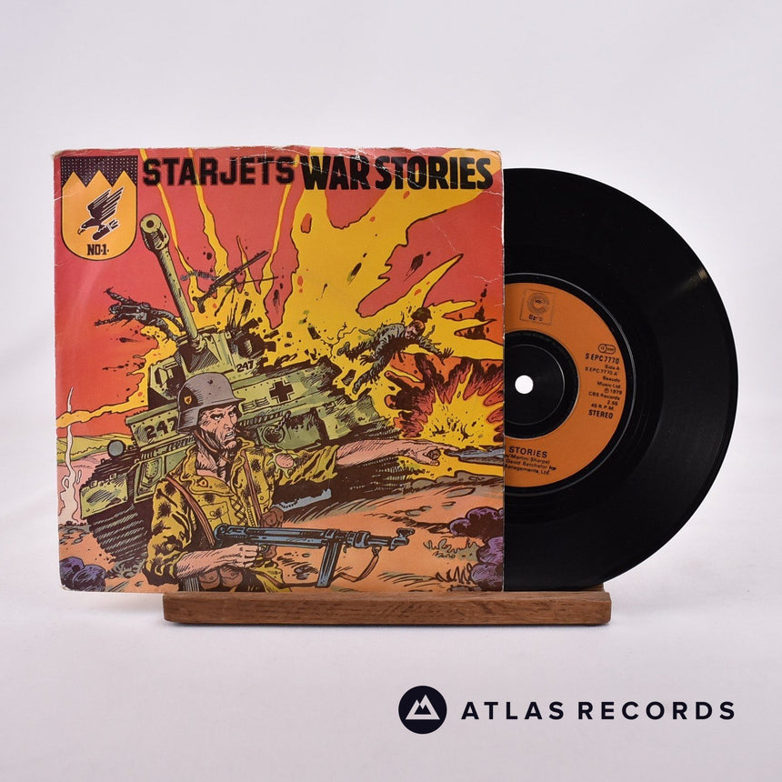 Starjets War Stories 7" Vinyl Record - Front Cover & Record