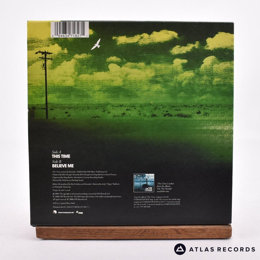 Starsailor - This Time - Green Limited Edition 7" Vinyl Record - NM/NM
