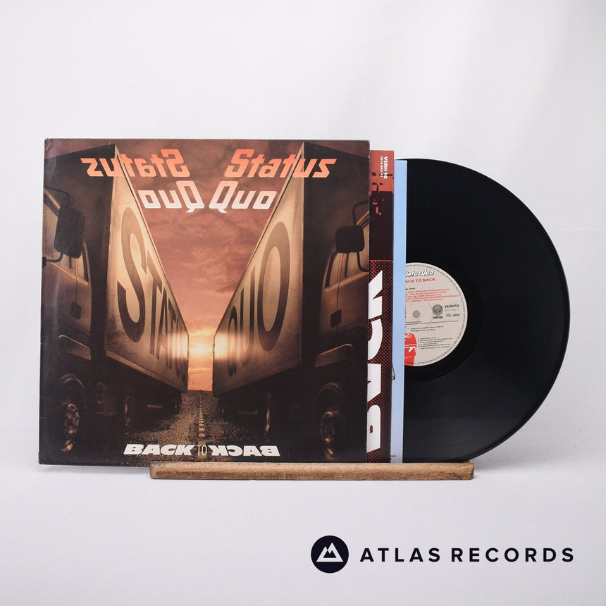 Status Quo - Back To Back - Insert Arun LP Vinyl Record - EX/EX