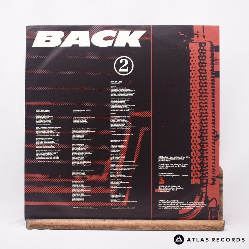 Status Quo - Back To Back - LP Vinyl Record - VG+/EX