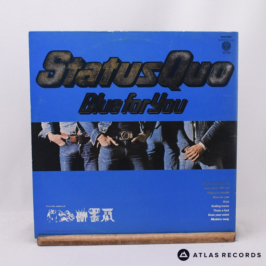 Status Quo - Blue For You - Embossed Sleeve Gatefold LP Vinyl Record - VG+/EX