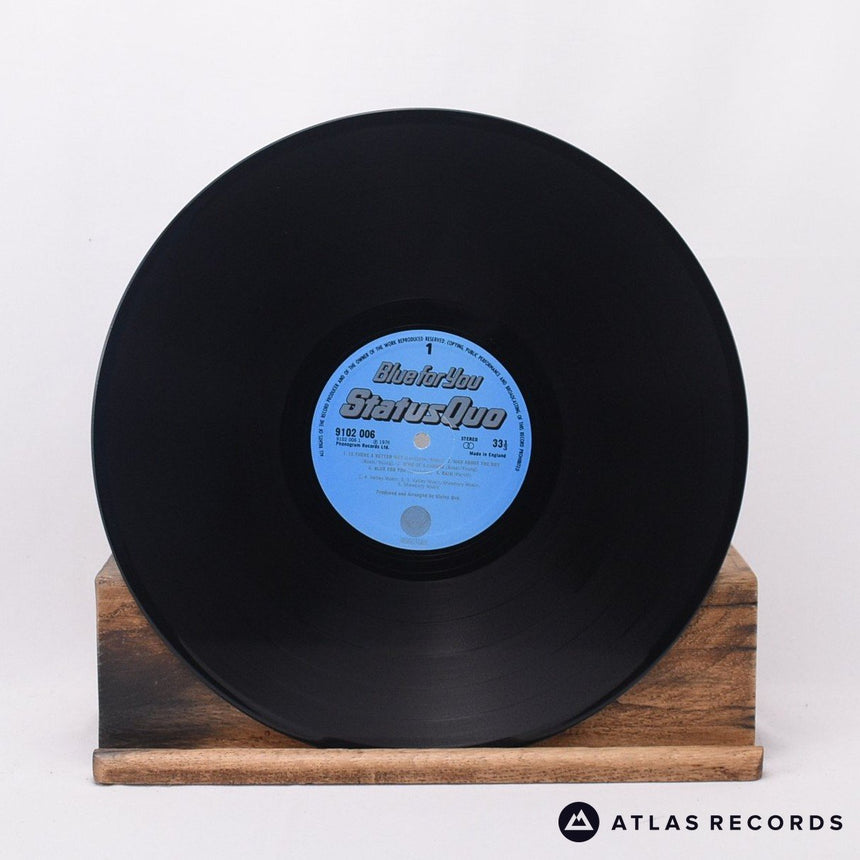 Status Quo - Blue For You - Embossed Sleeve Gatefold LP Vinyl Record - NM/NM