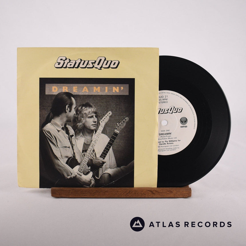 Status Quo Dreamin' 7" Vinyl Record - Front Cover & Record