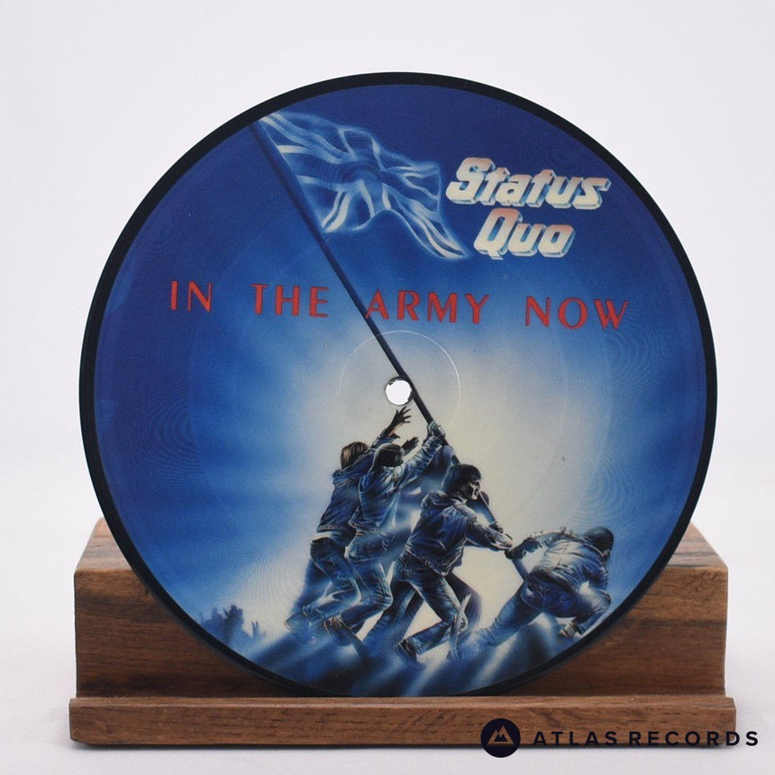Status Quo In The Army Now 7" Vinyl Record - Front Cover & Record
