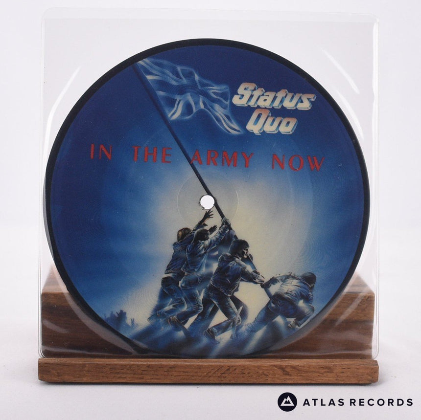 Status Quo In The Army Now 7" Vinyl Record - Front Cover & Record