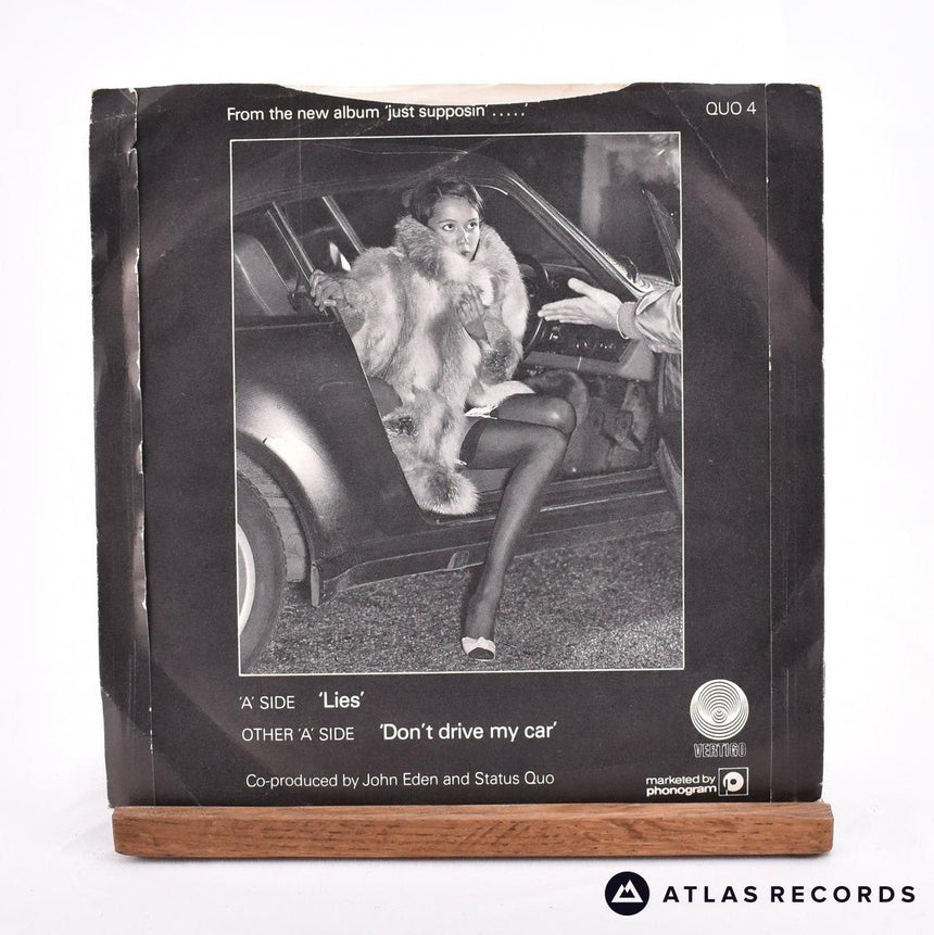 Status Quo - Lies - 7" Vinyl Record - VG+/EX